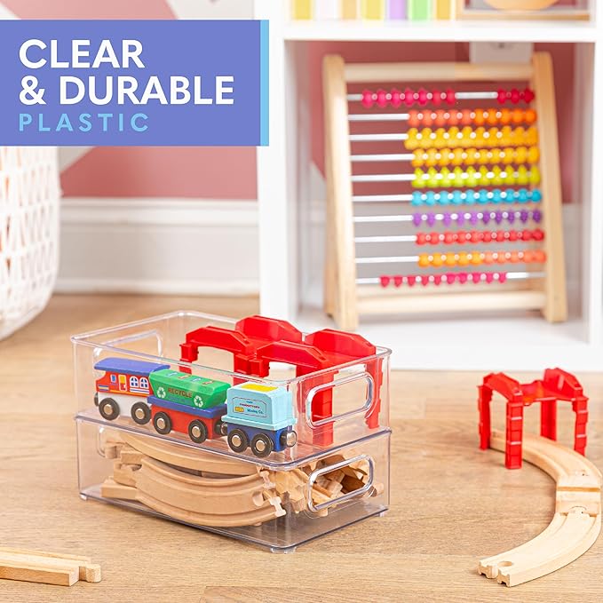 Plastic Food Storage Clear Container Bin - Image 2