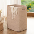 OIAHOMY Laundry Hamper, Rectangle Cotton Laundry Basket by MasterofSpaceOptimization