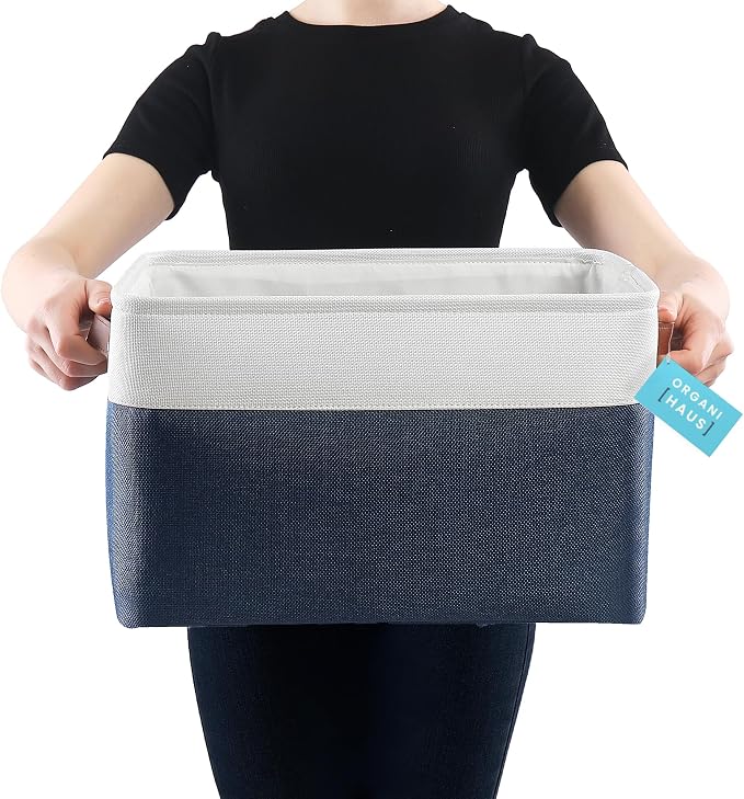 OrganiHaus Extra Large Fabric Storage Bins - Image 3