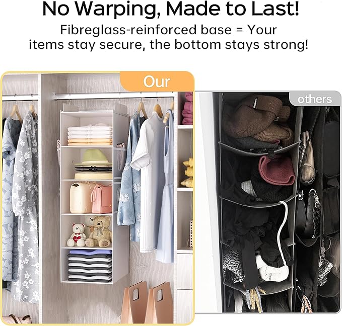 Extra Deep Hanging Closet Organizer - Image 5