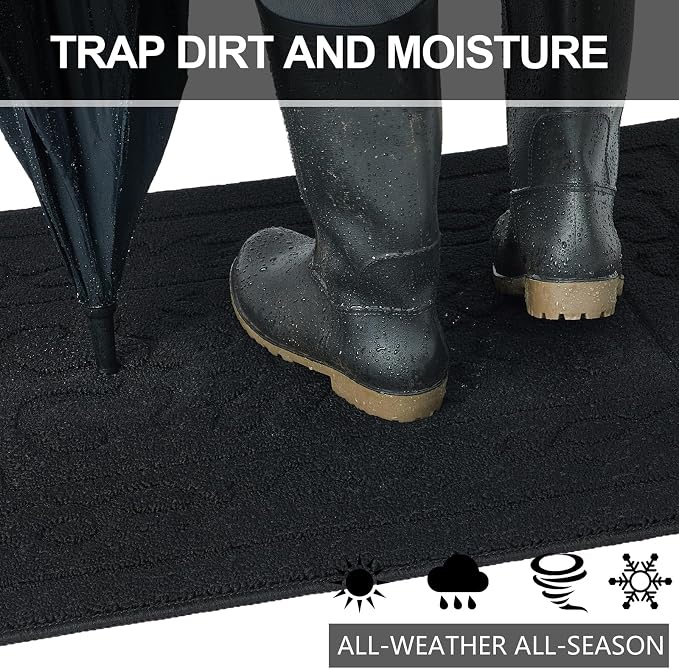 FONEYI Indoor Door Mat 36" x 59", Dirt Trapper Door Mats Non-Slip Entryway Rugs - Image 4