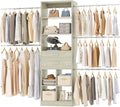 Closet System, 4-8 FT Closet Organizer Tower by Besiost