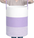CLHMILY&Z 100L Laundry Basket Round Storage Rope Basket by ClhmilyZ