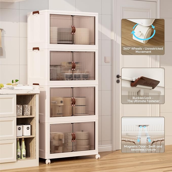 Jalove 50QT Plastic Storage Bins - Image 6