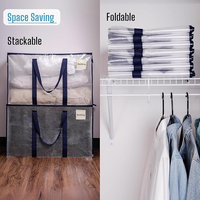 VENO 4 Pack Moving and Storage Bags, Heavy Duty, Alternative to Moving Boxes - Image 8