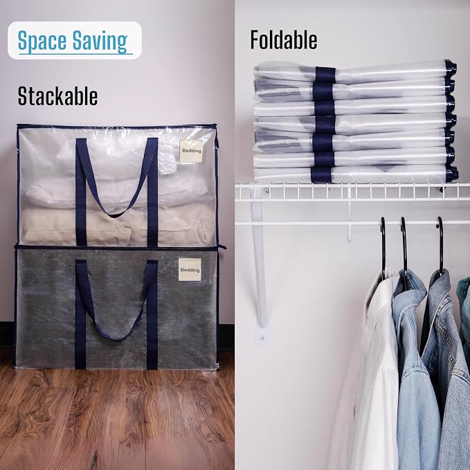 VENO 10 Pack Moving and Storage Bags, Heavy Duty, Alternative to Moving Boxes - Image 8