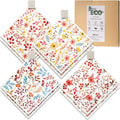 Swedish Dishcloths for Kitchen, 8 Pack Watercolor Reusable Paper Towels by Eulnars