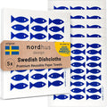 Nordhus Design Swedish Dishcloths, 5 Fish Cloths, Made in Sweden by nordhusdesign