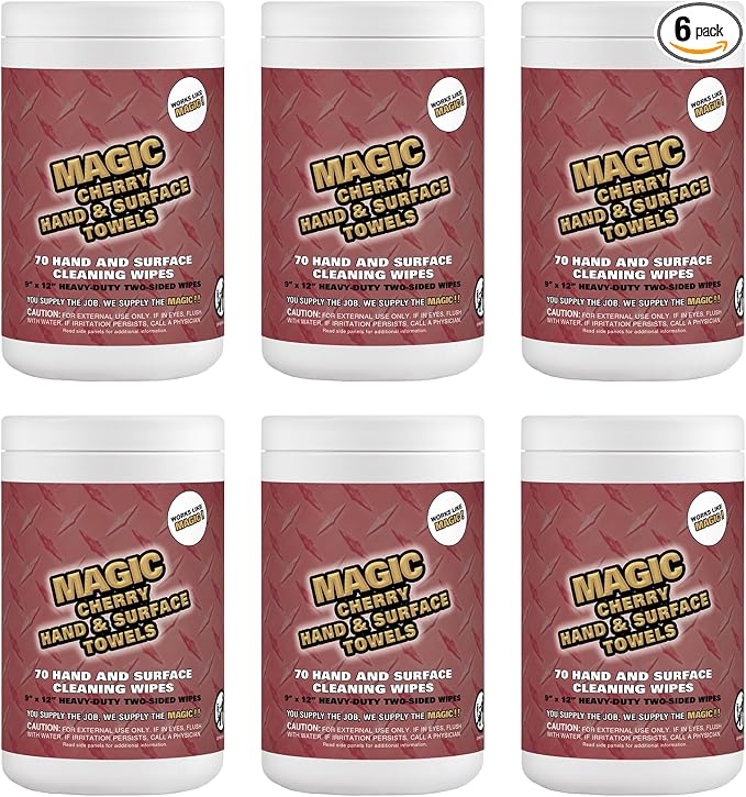 Magic Cherry Scented Heavy Duty Cleaning Wipes by ZenexInternational