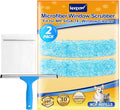 KEEPOW 14" Microfiber Window Scrubber Refill Replacement Compatible by KEEPOW