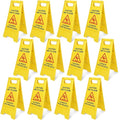 Macarrie 12 Pack Caution Wet Floor Sign Wet Floor Double Sided Cuidado Piso by Macarrie