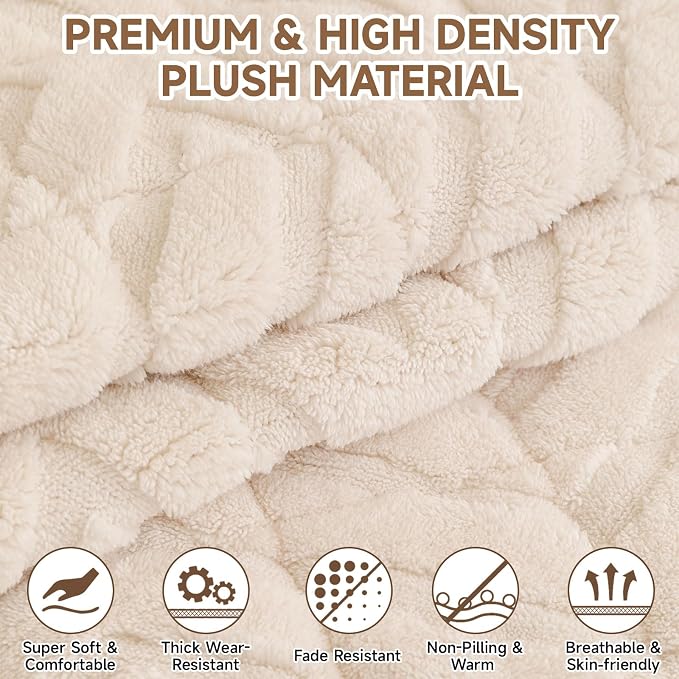 OTOB All Season Couch Cover for Dogs Washable, Non Slip Fuzzy Plush Pet Couch - Image 3
