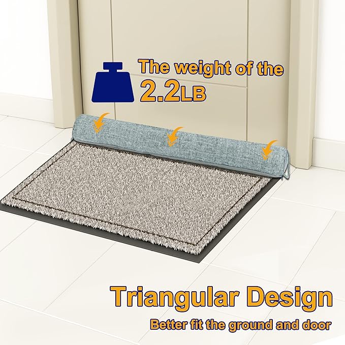 NABOWAN 36" Weighted Under Door Draft Stopper -Triangular Door Draft Blocker - Image 4