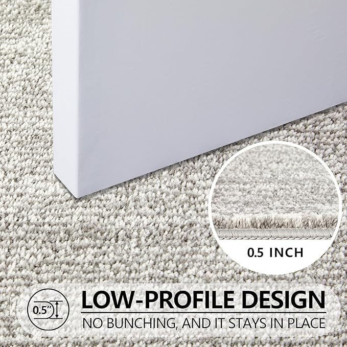 REFETONE Indoor Doormat, Front Door Mat 36"x59" Absorbent Rubber Backing Non - Image 4