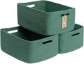 Large Storage Baskets for Shelves, Closet Organizers Bins for Clothes Blanket by MiniArkStorageBasketsHome