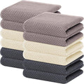 Homaxy 100% Cotton Waffle Weave Kitchen Dish Towels, Ultra Soft Absorbent Quick by Homaxy