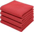 Homaxy 100% Cotton Waffle Weave Kitchen Dish Towels, Ultra Soft Absorbent Quick by Homaxy