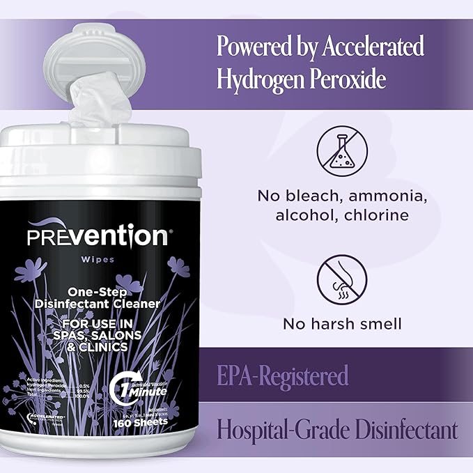 Prevention All Purpose Disinfecting Wipes – Cleaning Wipes Canister, Bulk - Image 5