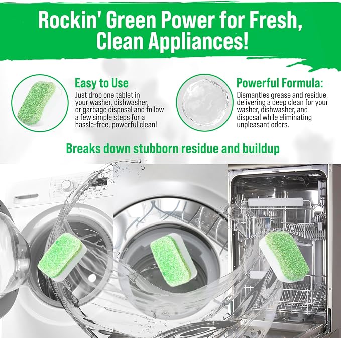 Rockin' Green Deep Cleaning and Deodorizing Tablets - Image 2