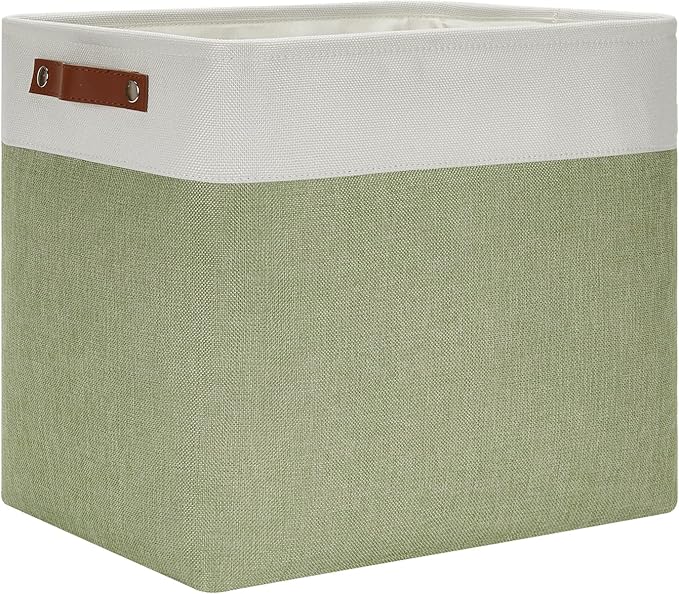 DULLEMELO Large Storage Basket 17"x12"x15", Fabric Storage Organizer Basket by DULLEMELO