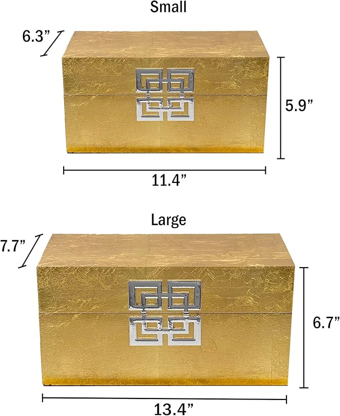 Galt International Storage Box Set Decorative Storage Box w/Hinged Lid Classic - Image 7