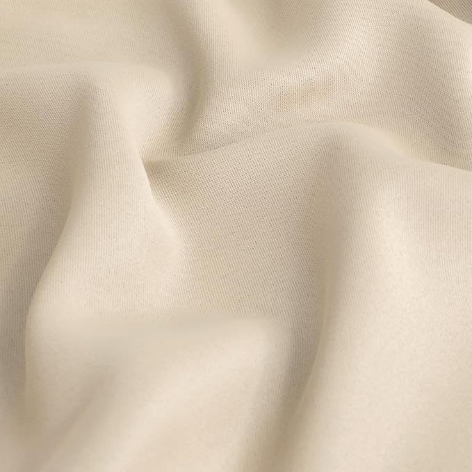 BGment Champagne Blackout Curtains 36 Inches Length - Image 7
