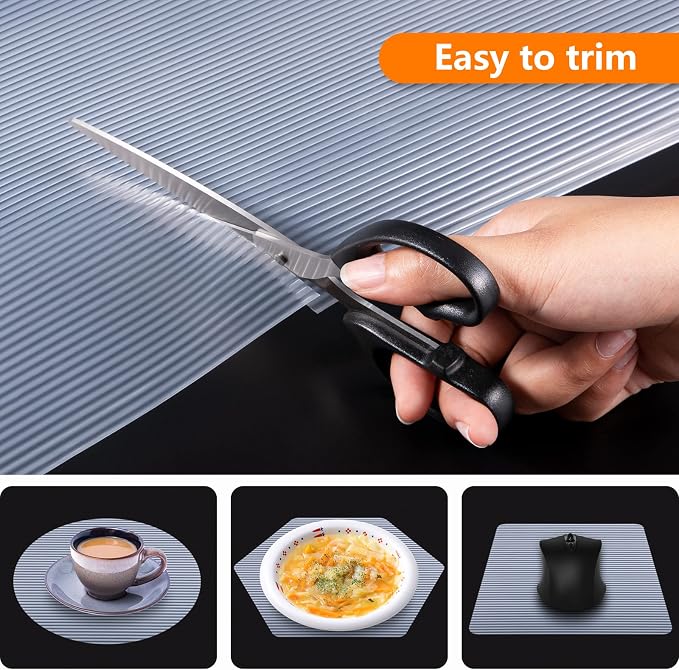 Shelf Liners for Kitchen Cabinets 11.8 Inches x 10 Feet Non Adhesive Drawer - Image 3