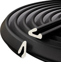 V-Shaped Weather Stripping Door Seal, 52.5FT Draft Stopper by VANNESSE