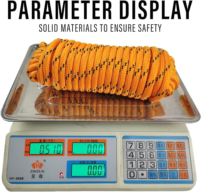 Diamond Braided Polypropylene Rope Nylon Rope Mix Thick Heavy Duty Ropes 1/2 - Image 3