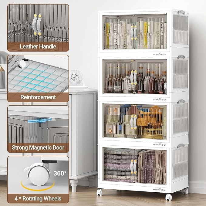 BROVIEW 240Qt Stackable Storage Bins - Image 5