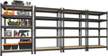 PrimeZone Storage Shelves 4 Pack 5 Tier Adjustable Garage Storage Shelving by PrimeZone