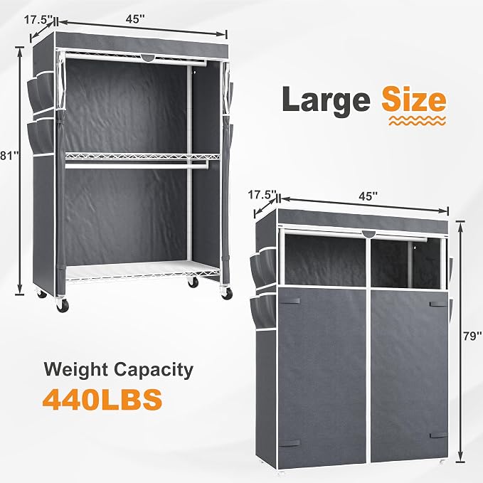 Raybee Heavy Duty Clothes Rack - Image 4