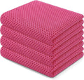 Homaxy 100% Cotton Waffle Weave Kitchen Dish Towels, Ultra Soft Absorbent Quick by Homaxy