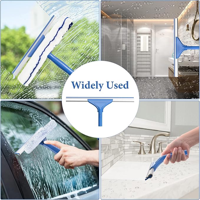 Squeegee for Window Shower Glass Door Cleaning, VOUBIEN Household Squeegee - Image 4