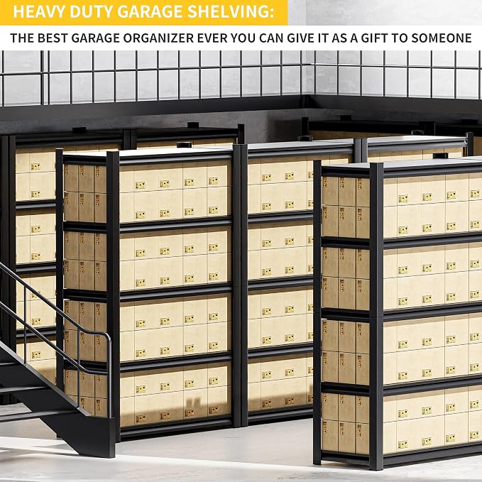 Garage Shelving Unit, 5 Tier Industrial Shelving Shelf Metal Shelves - Image 6