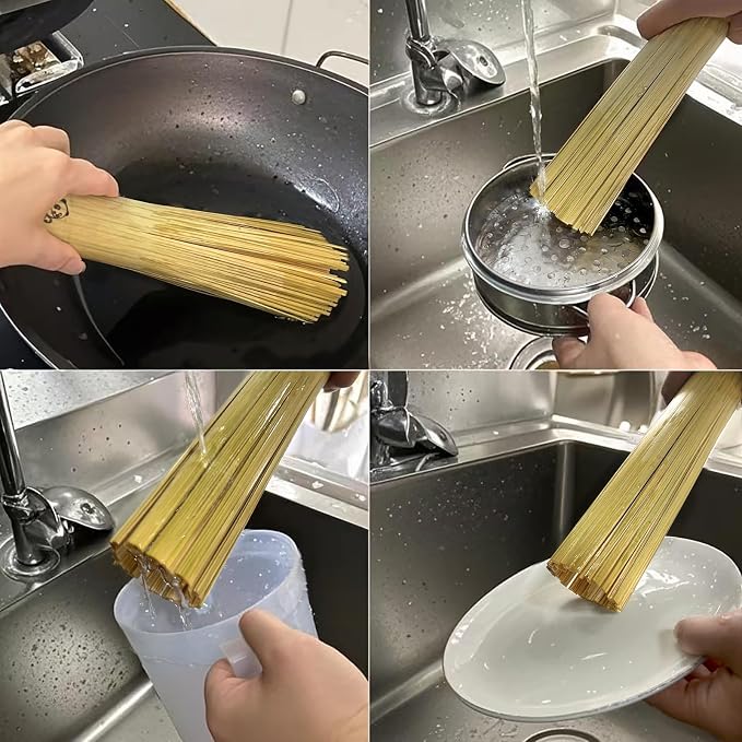 Bamboo Wok Brush 2 Pack – Handmade Natural Scrubbers - Image 5