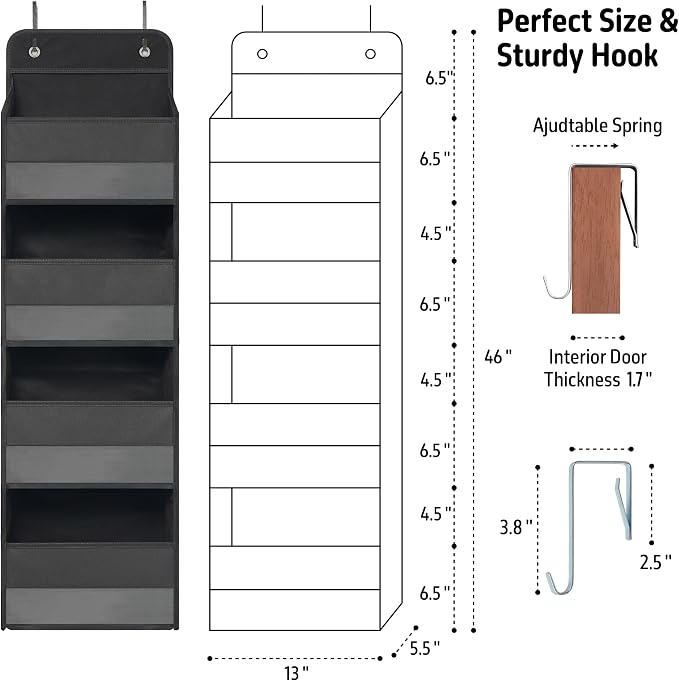 Over The Door Hanging Organizer - Image 3