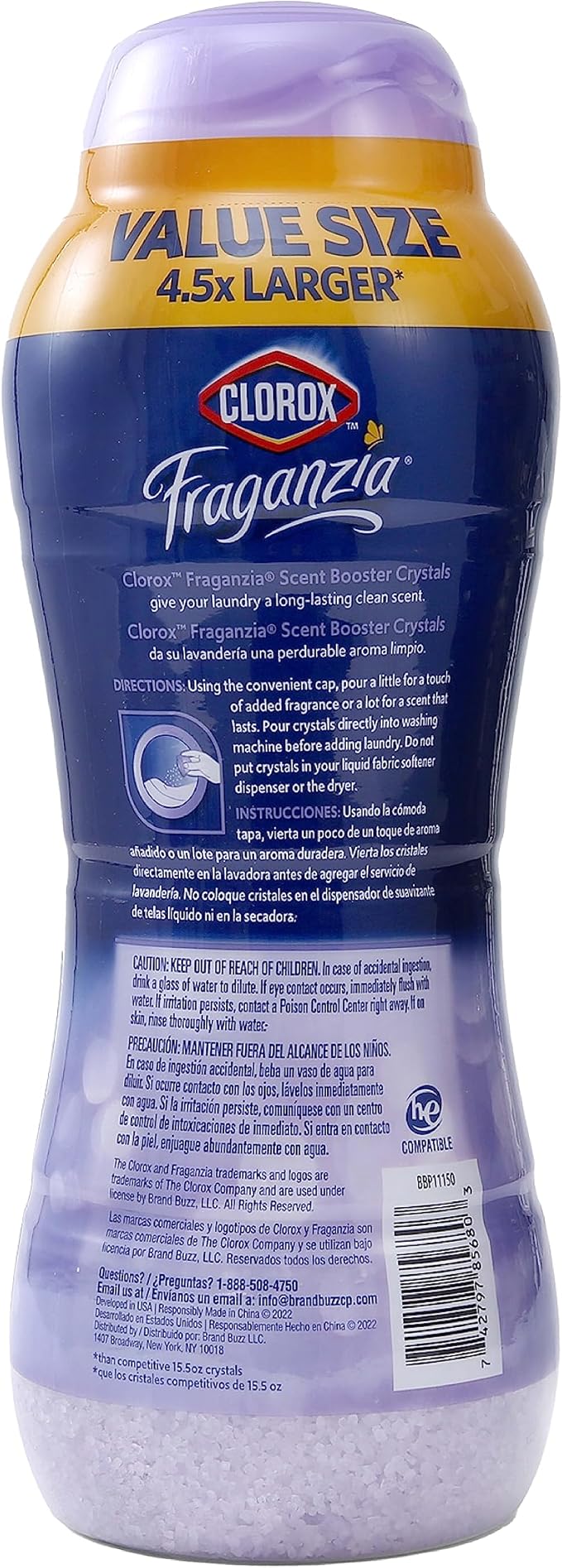 Clorox Fraganzia Laundry Scent Booster Crystals in Lavender - Image 6