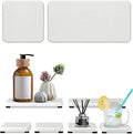 6PCS Stone Drying Tray for Bathroom Counter, Fast Drying Diatomite Stone Sink by Unknown