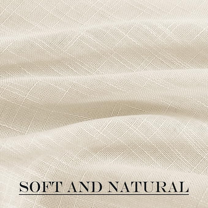 NICETOWN Beige Sidelight Door Curtain 72 Inches Long - Image 4