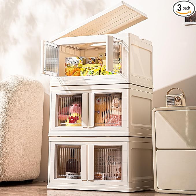 3 Tier Plastic Storage Bins by Gaoaodeyu