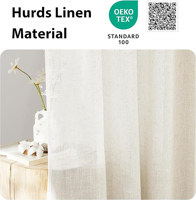 NICETOWN 80 inches Sidelight Door Curtains - Image 2