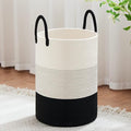 VIPOSCO Large Laundry Hamper, Tall Woven Rope Storage Basket by VIPOSCO