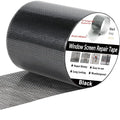 Wohohoho Window Screen Repair Tape, 3 in X 20 FT Black Screen Patch Repair Kit by wohohoho