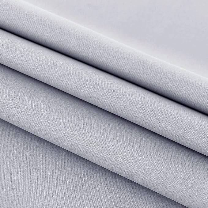 DWCN French Door Curtains – Rod Pocket Thermal Blackout Curtain - Image 5