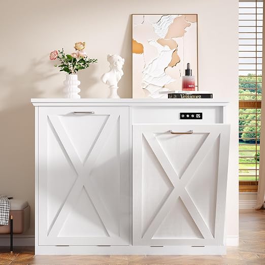 Betterhood TOLEAD Tilt Out Trash Can Cabinet, Hidden Trash Bin - Image 7