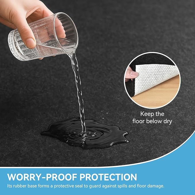 Warmstar 6x9 FT Non Slip Rug Pad, 100% Waterproof Felt Rug Pad - Image 3