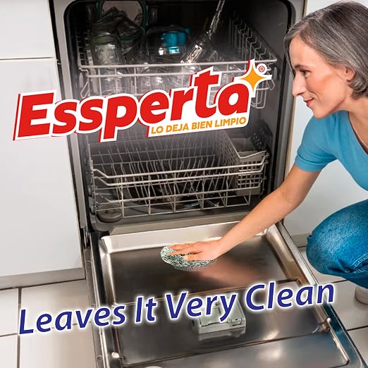 5 Pcs ESSPERTA Stainless Steel Wool Scrubber，5 Steel Scrubber Wool Pads - Image 4