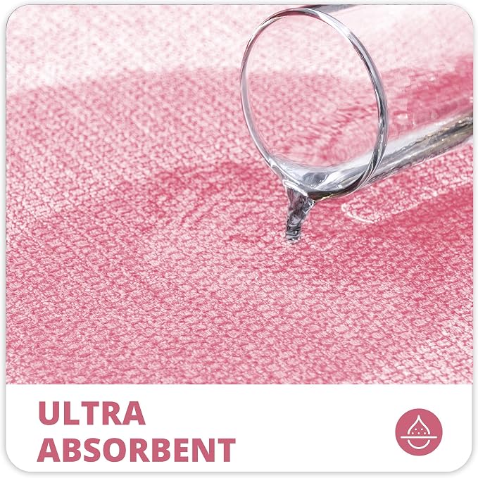 Bath Mat, Ultra Thin Bathroom Rugs, Rubber Bath Mats - Image 4