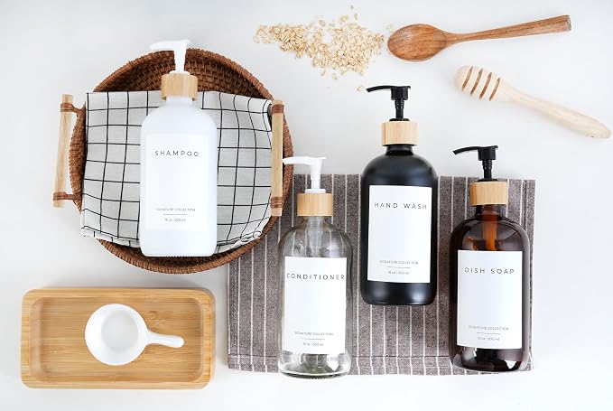Emerson Glass Soap Dispenser Set - 16 Oz - Image 5